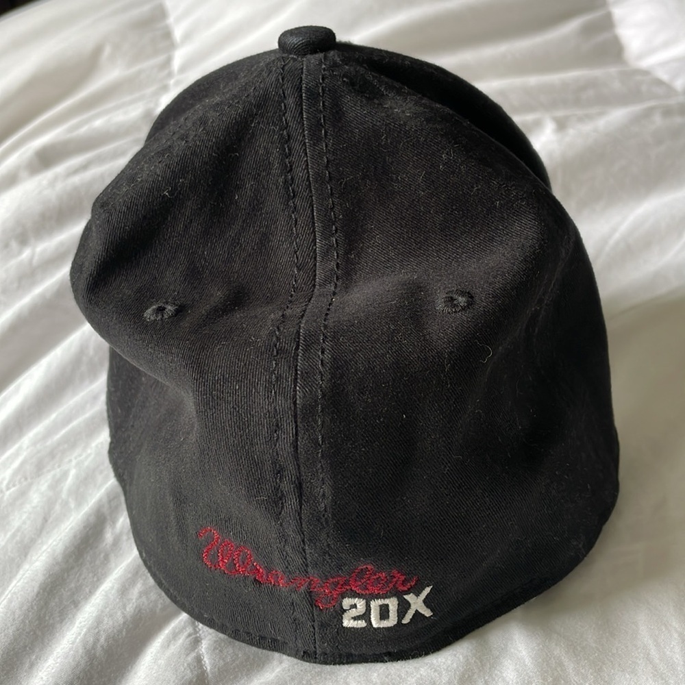 Wrangler | 20X | Black | Flex Fit | Hat/Ball Cap | Size S/M | Unisex | Western - Picture 2 of 8